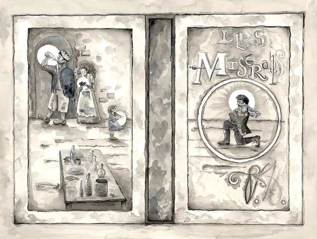 The Values Of The Miserable Les Miserables Book Cover